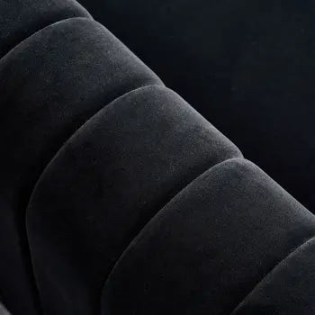Black Modern Velvet Sofa